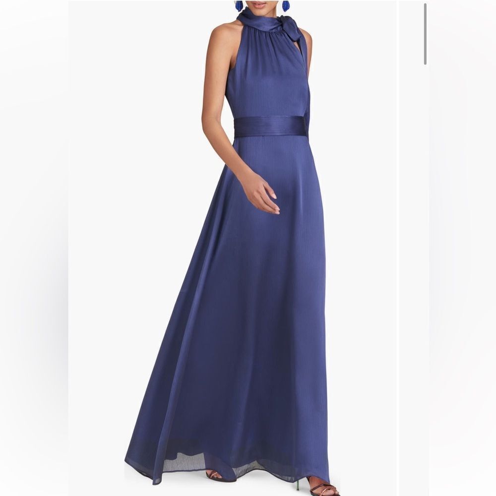Sachin & Babi Kayla Halter Gown NWT